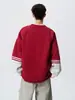 Sudadera con capucha de bloques de color retro estilo americano para hombre, nuevo diseño de otoño, versátil y moderna, top casual oversized