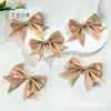 Cinta de Poliéster de 8 Puntas con Lazo de Cintura Doble Cola de Golondrina Cinta DIY Accesorios de Tejido Textil Lazo Pequeño para Ramo