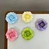 Brincos Florais Degradê Estilo Férias de Verão, Brincos Dopamina Únicos, Design de Nicho, Brincos Modernos e Elegantes para Mulheres