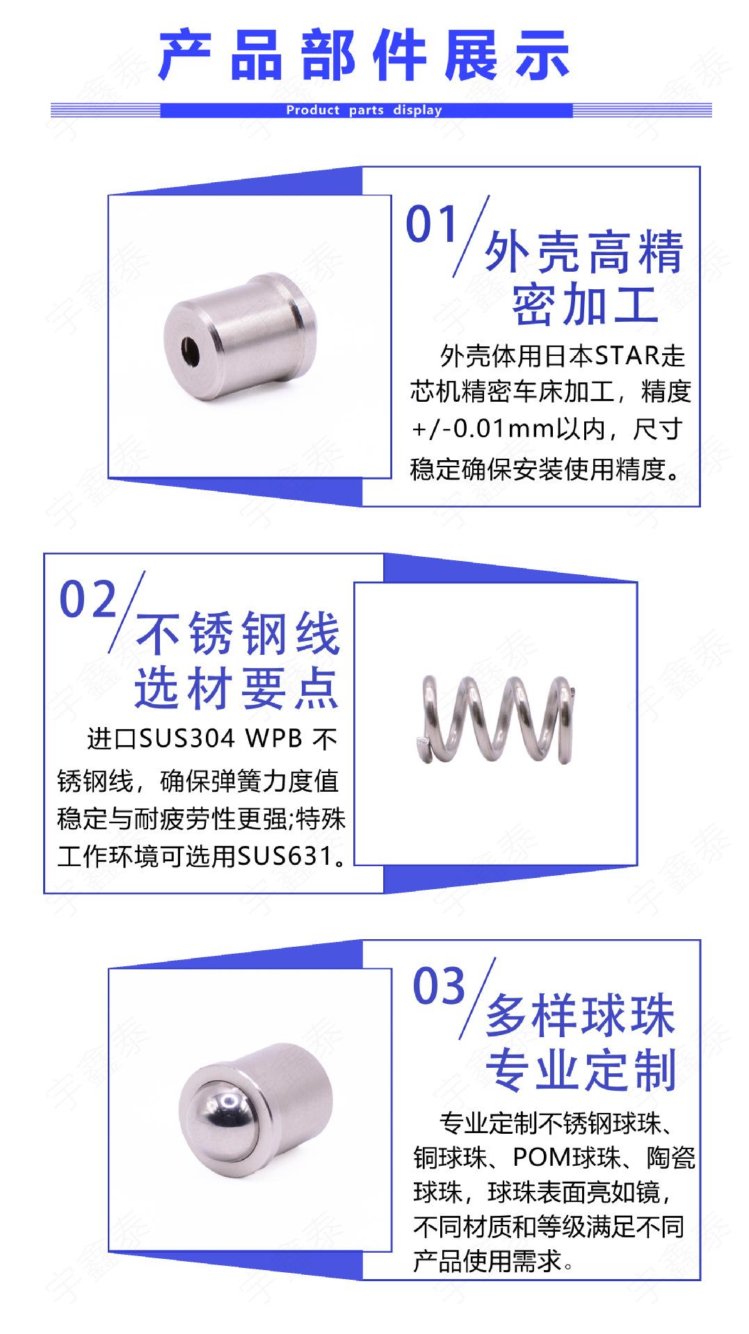 不锈钢台阶定位展示