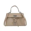 2026 Nuevo Bolso Kelly Bolso Cruzado Simple de Moda para Mujer Bolso Cuadrado Pequeño Bolso de Hombro de Gran Capacidad Bolso de Mano Elegante