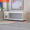 Villa Gato Espacio Jaula de Gato de Lujo Tienda de Mascotas Casa para Gatos Hogar Nido para Gatos de Interior Gabinete para Gatos Otros Tapetes para Arenero de Gato