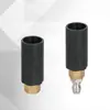 Pistola de Agua para Lavado de Autos de Alta Presión M14 Boquilla de Cobre Conector Rápido de 1/4 Forma de Abanico Recto Atomización Ajustable