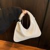 2025 Nueva Bolsa de Gran Capacidad para Mujer Verano Senmeng Diseño Nicho Bolsa Cruzada Simple Portátil para Viajes y Desplazamientos Bolsa Dumpling