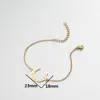 Comercio Exterior Transfronterizo Pulsera con Colgante de Herradura para Mujer Acero Inoxidable Calado en Forma de U Joyería Geométrica Simple Venta al por Mayor