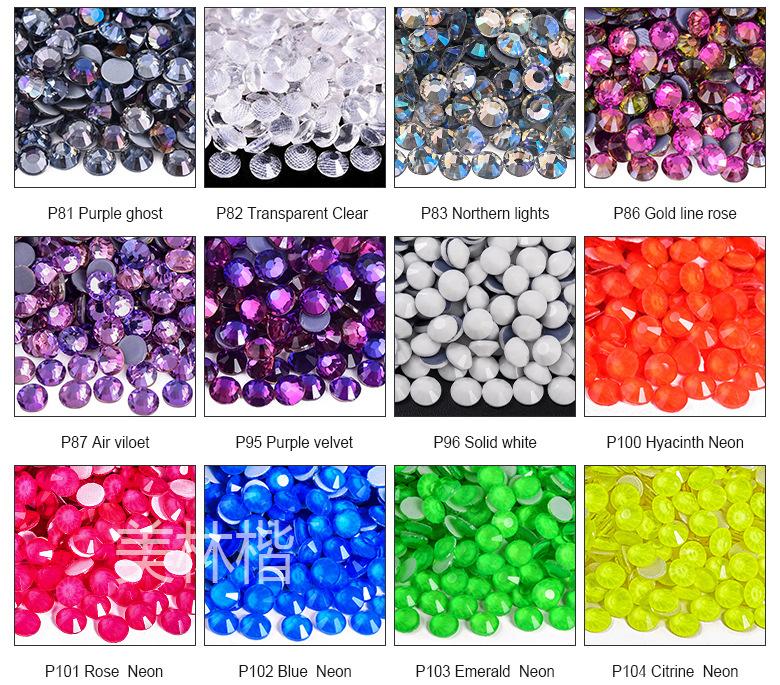 A4-烫钻玻璃平底钻水钻美甲钻diy服饰批发_07