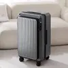 Mala de Viagem Expansível de Cinco Rodas com Abertura Lateral de Grande Capacidade para Homens e Mulheres, Mala de Rodinhas para Bagagem Despachada com Cadeado de Combinação, Mala de Viagem 28 polegadas