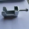 Abrazadera para Vigas I Cuadradas Galvanizada con Abrazadera para Tubería Dentada, Abrazadera Tiger, Gancho de Acero en Forma de C Abrazadera para Tubería para Sujeción