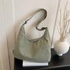 Bolsa de Mano Transfronteriza para Mujer, Gran Capacidad, Adecuada para Primavera y Verano, Se Puede Usar Cruzada, Nueva Bolsa de Tela Casual 2026, Bolso Tipo Dumpling para Estudiante Universitario