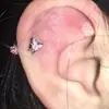 Dulce Fresco Picante Araña Amor Hélice Oreja Uña Serie de Pendientes Diseño Personalizado Sentido Todo Partido Pendientes para Mujer Sentido de Alta Gama Pendientes Delicados