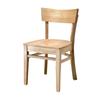 Silla de Comedor para Tienda de Té con Leche, Tienda de Postres, Tienda de Comida Casual, Silla de Madera Maciza para Restaurante, Silla de Comedor de Madera Maciza para el Hogar, Fábrica Fuerte