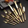 Acero Inoxidable 304 Vajilla Occidental Cuchillo, Tenedor, Cuchara de Estilo Romano, Cuchara de Servir, Espátula para Pasteles, Cuchillo para Mantequilla, Utensilios de Servicio para Restaurante