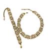 Qingdao Middle Ancient French Glass Traje de Tres Piezas al por Mayor Otoño e Invierno Gama Alta Combinable Diseño de Joyería para Mujer Lujo Ligero