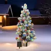 Árbol de Navidad Amazon Navidad Exterior Impermeable Decorativo Césped Patio Luces Solares Patio Festivo Luces Decorativas