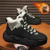 Botas de Neve Nordeste para Homens, Forradas com Lã Grossa de Inverno para Aquecimento, Sapatos Térmicos Masculinos para Temperaturas Abaixo de -40 Graus, Botas Impermeáveis para Exterior