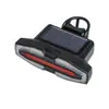 Luz de Señalización Inalámbrica con Control Remoto Alimentada por Energía Solar para Bicicleta con Bocina de Advertencia para Ciclismo Nocturno, Luz Trasera de Advertencia de Giro Izquierdo y Derecho