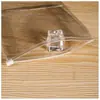 Bolsa de Empaque Cosmético Transparente de PVC Personalizada Bolsa de Plástico Impermeable Estéreo Bolsa Transparente con Cierre Bolsita de PVC con Cierre