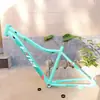 Bicicleta de Montaña Fina de 26 pulgadas Marco de Aleación de Aluminio Freno de Disco Cableado Interno Tubo Recto Marco Ultraligero, con Gancho de Cola