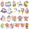 Novos Periféricos de Pintura de Diamante Transfronteiriços: Sereia, Unicórnio, Adesivos de Diamantes Aleatórios de Diamante Completo DIY Infantil