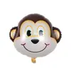 Globo de película de aluminio globo de cumpleaños infantil decoración de fiesta infantil juguete infantil de mano de dibujos animados ayuda mini globo de animal