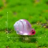 Novo produto transfronteiriço: Estatueta Snailzinho Qing Shan, acessórios decorativos DIY, ornamentos para paisagem em miniatura, miniaturas de resina