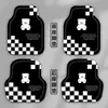 Alfombrillas Universales para Coche de Dibujos Animados Lindos, Alfombrillas de Barro de Diatomeas Resistentes a las Manchas, Alfombrillas de Fácil Cuidado para el Coche, Alfombrillas Recortables