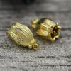 Tocado de novia, accesorios para el cabello, joyería DIY, venta al por mayor, equipaje, accesorios de ropa, cobre fundido, capullo de flor de lirio de los valles A615
