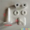 Base de parafuso de assento de vaso sanitário antigo acessórios de tampa de vaso sanitário trava de fundo retangular fixação de montagem inferior porca de fixação haste de parafuso redonda de plástico
