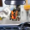 Adornos para Colgar en el Coche, Colgantes para Decoración del Hogar, Nuevos Adornos Planos de Acrílico con Brazos Cruzados