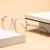 Moda Europea y Americana Personalizadas Doble Puente Gafas de Sol Clavo de Arroz Estilo Ins para Mujer Gafas de Sol de Celebridad de Internet Protección UV