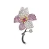 Broches de Alta Gama para Otoño e Invierno, Elegantes Pines de Flor para Traje, Exquisitos Ramilletes, Elegantes Accesorios de Moda Phalaenopsis