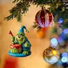 Navidad Transfronteriza Pastel Creativo Serie Grinch Colgantes Decoraciones para Árbol de Navidad Colgantes Acrílicos