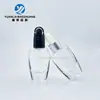 En Stock Botella de Vidrio para Líquido Esencial, Loción, Base de Maquillaje, Ovalada Plana, 15ml, Bordado de Copo de Nieve