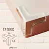 Protector Anti-Colisión para Esquina de Mesa, Cubierta Protectora de Ángulo Recto Anti-Golpes para Niños, Correa en T para Bebé, Protector de Esquina Anti-Colisión, Envoltura para Esquina de Mesa