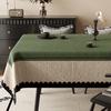 Mantel Retro Impermeable y a Prueba de Aceite Sin Lavado Nuevo 2025 Lujo Accesible Mesa de Comedor de Gama Alta Mantel Estilo Antiguo Cubierta para Mesa de Café