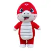 Disfraz de Muñeco de Dibujos Animados del Año de la Serpiente Disfraz de Muñeco de Serpiente Inflable Mascota de la Serpiente del Zodiaco Traje de Prop para Actividad y Performance