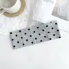 Faixa de cabeça retrô com bolinhas e listras verticais mais vendida internacionalmente, estampa de bolinhas, color-blocking, elástica, moderna, de alta qualidade, lenço de cabeça estiloso para meninas