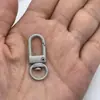 Fivela de Camarão em Liga de Zinco com Pintura Colorida Assada Fivela Pequena de Porta de 3 Pontos Fivela para Pendurar Bonecas Acessórios para Joias DIY Chaveiros Em Estoque