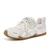 Zapatos Casuales Individuales Joker de Suela Gruesa de Malla Voladora para Entrenamiento Alemán Transpirables Joker Casuales para Mujer