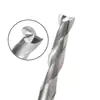 Fresa de Aço Tungstênio de Duas Gumes Hozly Fresa Espiral de Duas Gumes Liga Dura Ferramenta de Gravação CNC para Acrílico