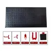 Tablero Colgador de Herramientas de Plástico Tablero Perforado de Pared Tablero Colgador de Seguridad de Plástico Estante Multifuncional de Almacenamiento de Ferretería para Taller