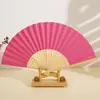 Leque de Papel em Branco Leque de Pintura Leque DIY Colorir Feito à Mão 21cm Leque de Papel de Casamento Vareta de Bambu Mais Vendido da Amazon