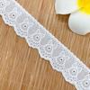 Renda de Algodão Solúvel em Água Novo Estilo Bordada por Computador com Linha de Algodão Acessórios Decorativos para Roupas Renda Atacado do Fabricante