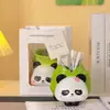 Portaplumas Creativo de Panda Adornos Lindos de Dibujos Animados Decoraciones de Almacenamiento para Escritorio de Oficina en Casa Souvenir Regalos Venta al por Mayor