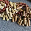 Al por mayor transfronterizo bambú macizo juego Polygonatum odoratum pieza de mano lana Polygonatum odoratum tallado Polygonatum odoratum accesorios llavero grabado