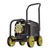 Lavadora de carros de ultra-alta pressão 220V pistola de água para lavagem de carros portátil máquina de limpeza doméstica com estrutura de ferro e carrinho, alta potência e forte desempenho