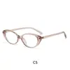 Nuevas Gafas Graduadas Retro Negras de Montura Pequeña Estilo Ojo de Gato para Mujer, Monturas de Gafas de Alta Gama de Moda Tr para Caras Redondas y Looks Naturales