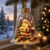 Producto navideño nuevo transfronterizo: Escena Festiva Mini Iluminada, una decoración de cuento de Navidad resplandeciente