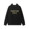 FOG Flocking ESSENTIALS Temporada 8 High Street Solta Casal Jaqueta Moletom com Capuz Forrada de Lã para Homens e Mulheres