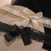 Gargantilha com laço de renda Pure Desire, colar pequeno com sino, colar de empregada, pingente M, joia divertida